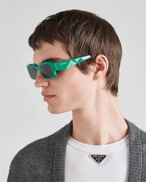 prada men's round sunglasses|Prada symbole sunglasses men's.